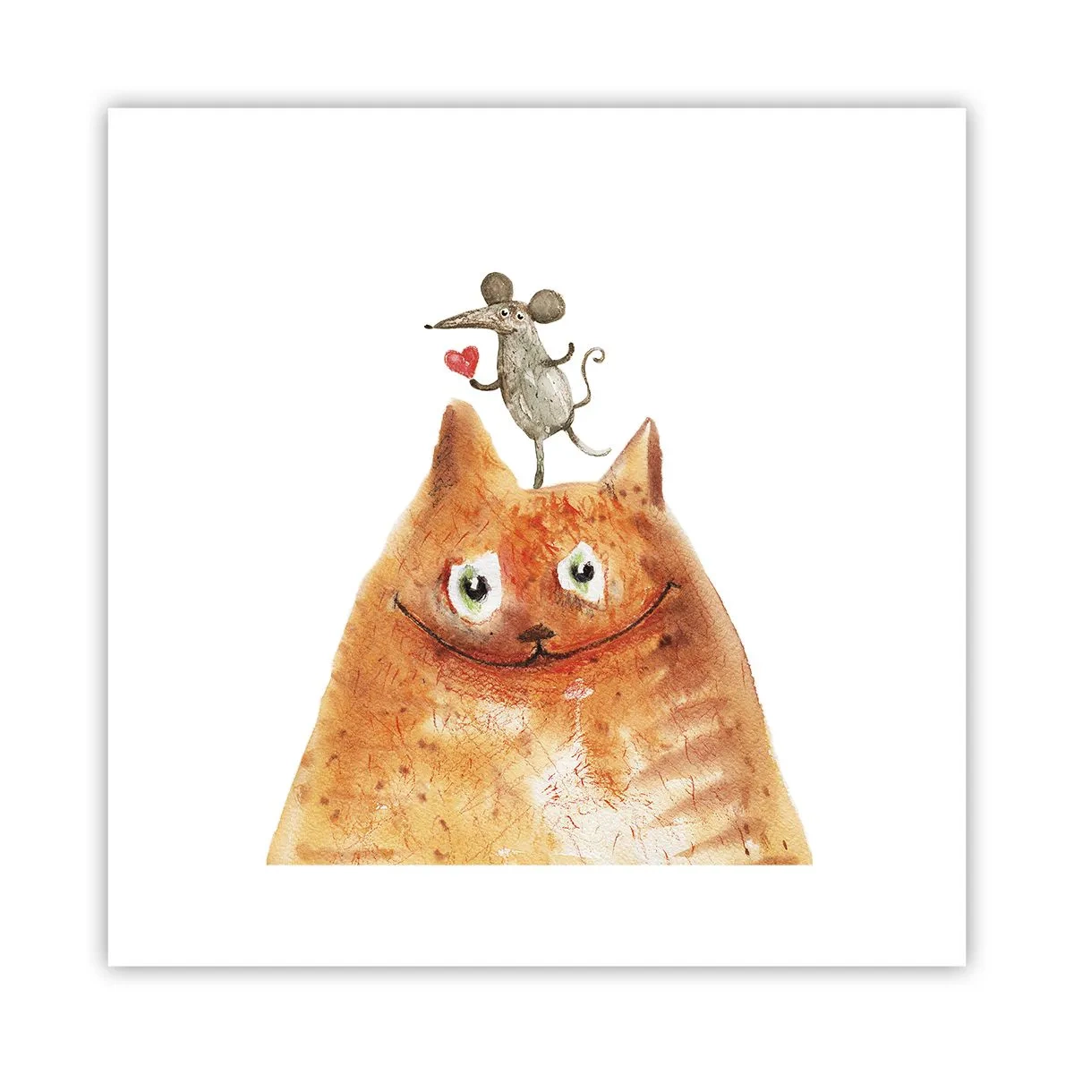 Plakat - Kærlighedens paradokser - 30x30 cm