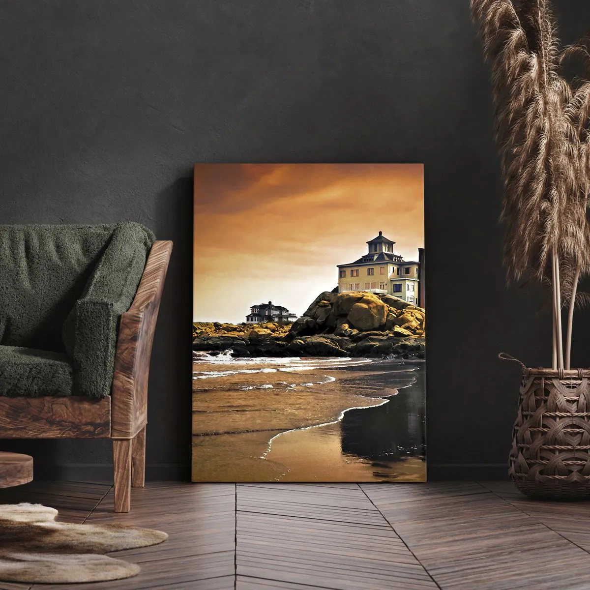 Lærredstryk - Billede på lærred - Vestkystens elegance - 50x70 cm