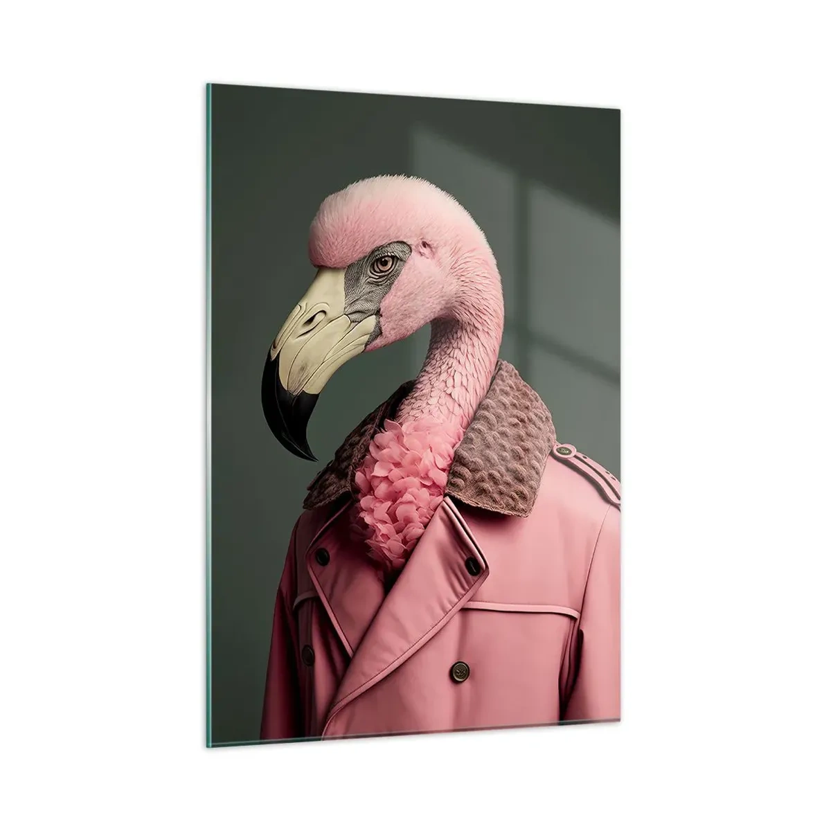 Billede på glas - En ægte elegant mand - 50x70 cm