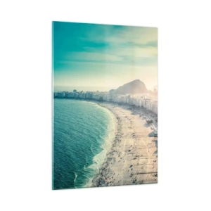 Billede på glas - Evig ferie i Rio - 50x70 cm