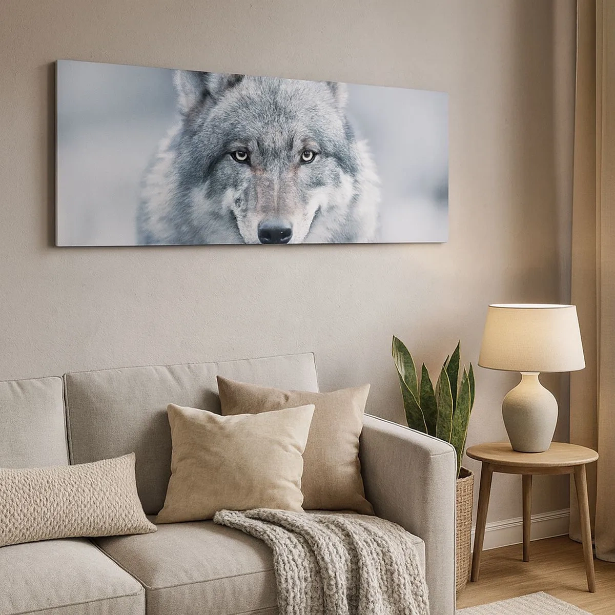 Lærredstryk - Billede på lærred - Vil du tage udfordringen op? - 100x40 cm