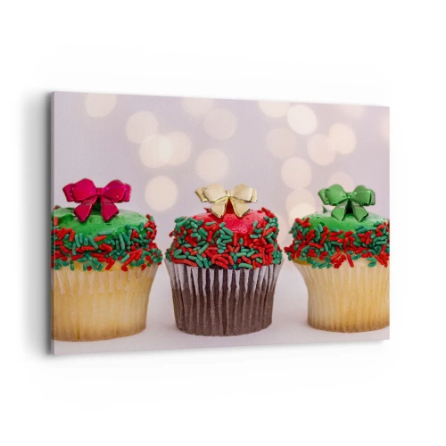 Lærredstryk - Billede på lærred - Slik i buen - 100x70 cm