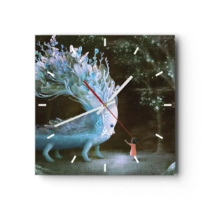 Vægur, Uret - Et fantastisk møde - 30x30 cm