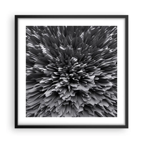 Plakat i sort ramme - Det kan ikke blive skarpere end dette - 50x50 cm