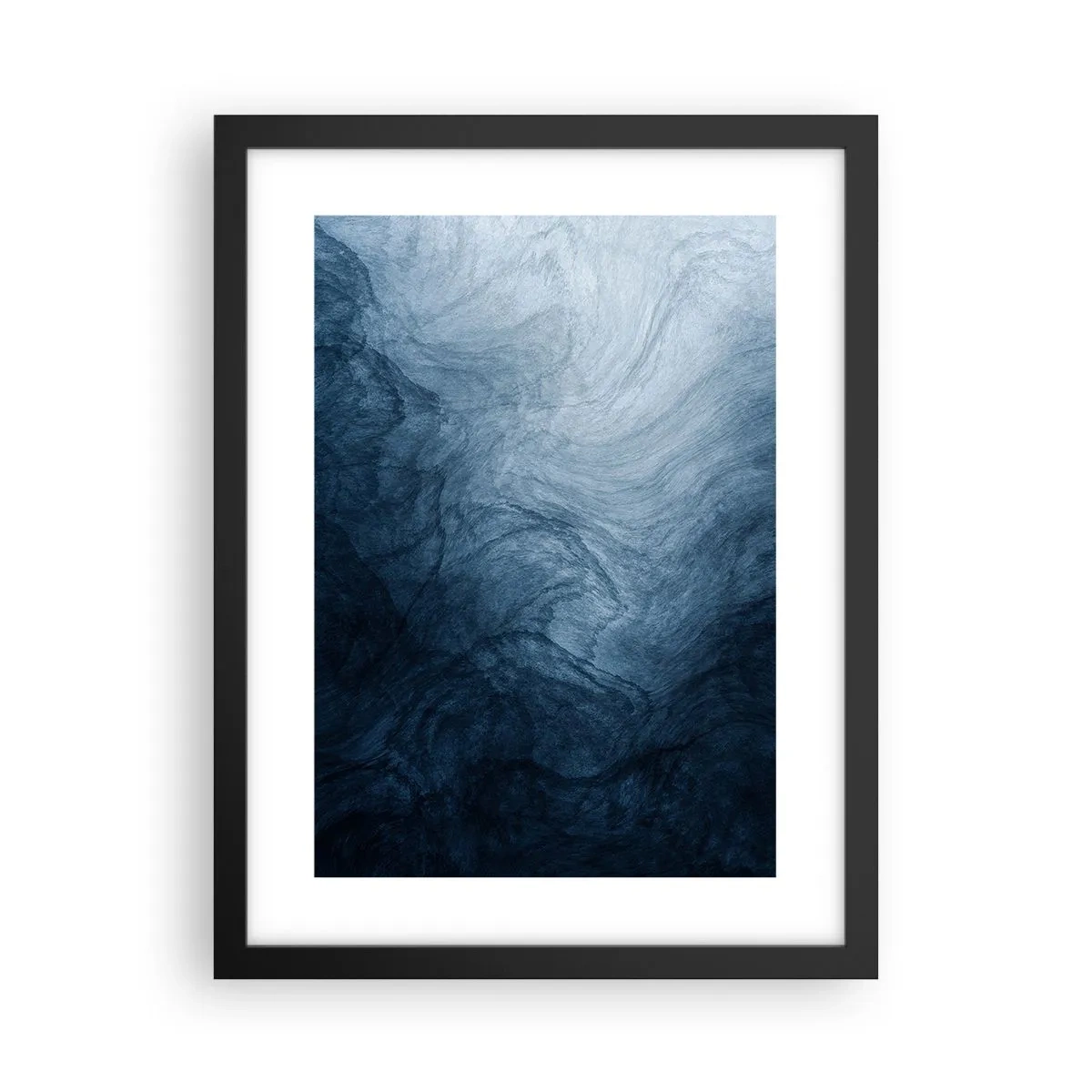 Plakat i sort ramme - Ind i dybet - 30x40 cm