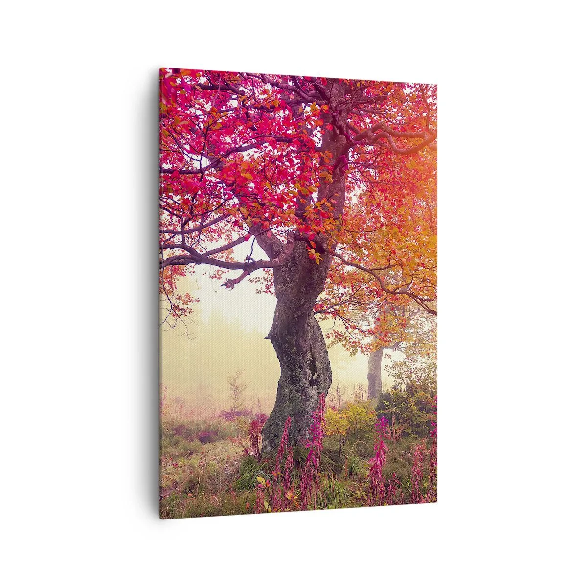 Lærredstryk - Billede på lærred - Et væld af blomstring - 70x100 cm