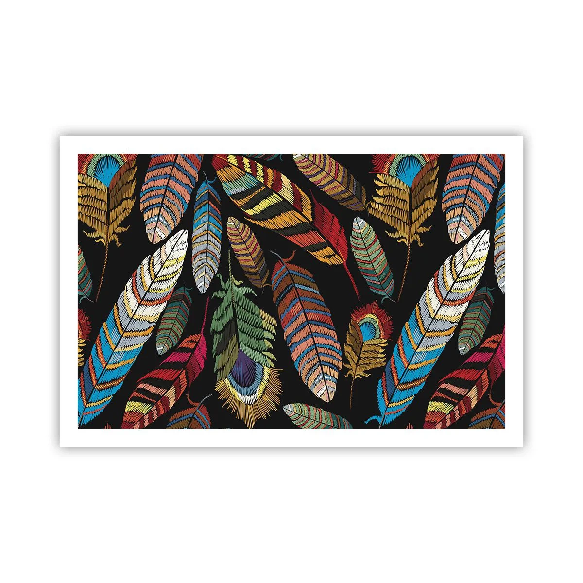 Plakat - Fuglekarneval - 91x61 cm