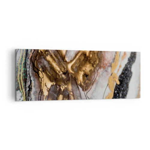 Lærredstryk - Billede på lærred - Jord element - 140x50 cm
