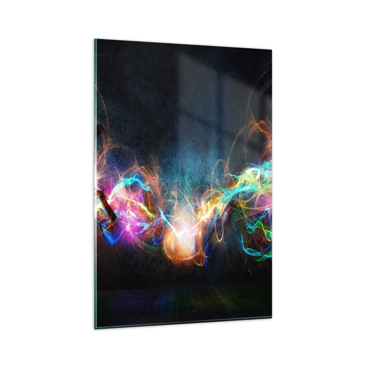 Billede på glas - Glædeligt imod mørket - 80x120 cm