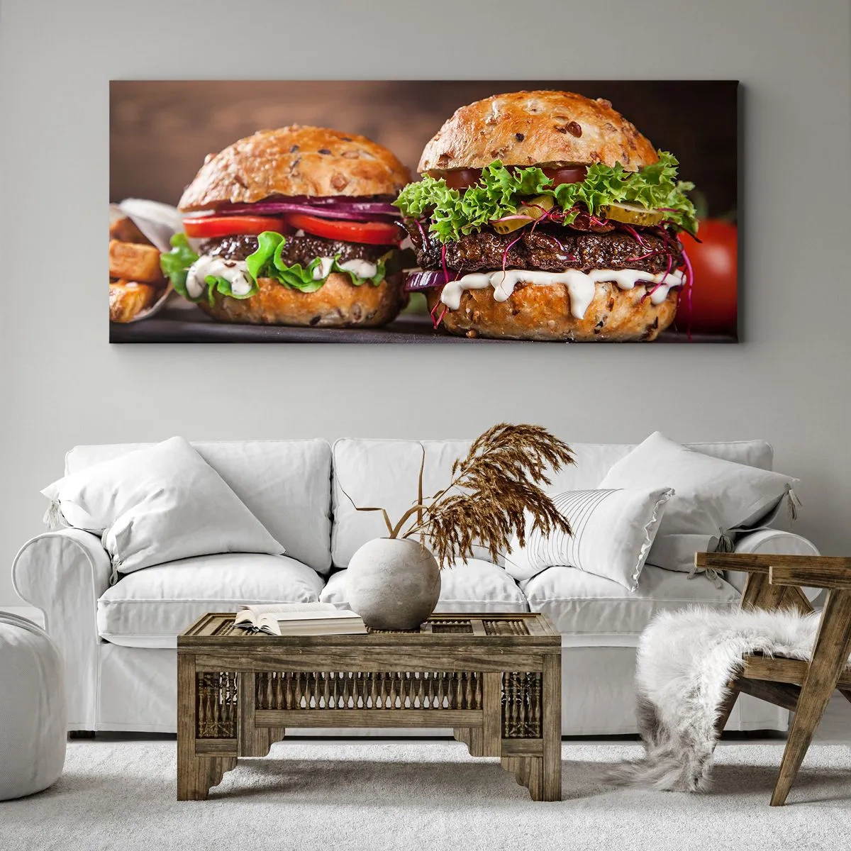 Lærredstryk - Billede på lærred - American dream - 100x40 cm