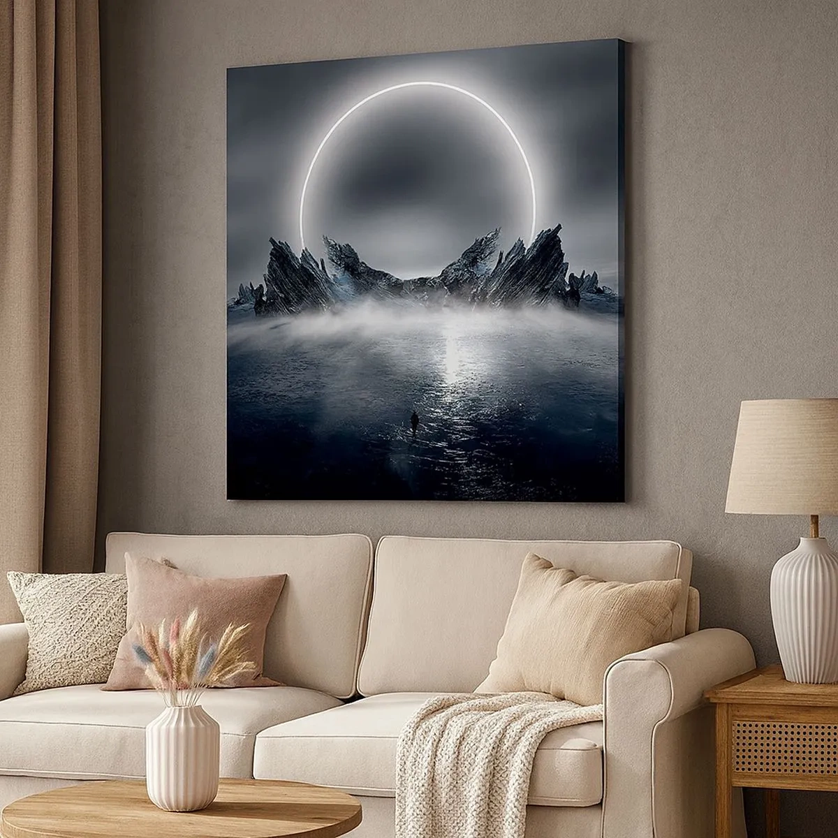 Lærredstryk - Billede på lærred - En finale på en historie - 30x30 cm