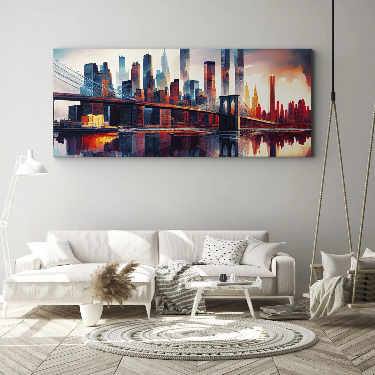 Lærredstryk - Billede på lærred - Fænomenale New York - 100x40 cm