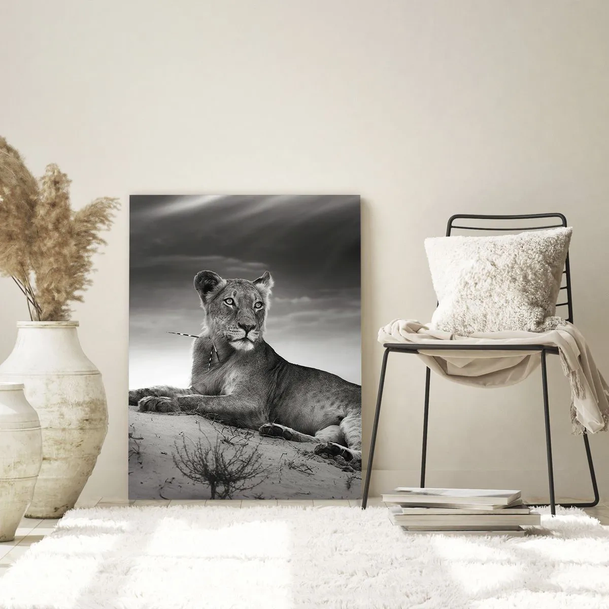 Billede på glas - Resten af ørkendronningen - 50x70 cm