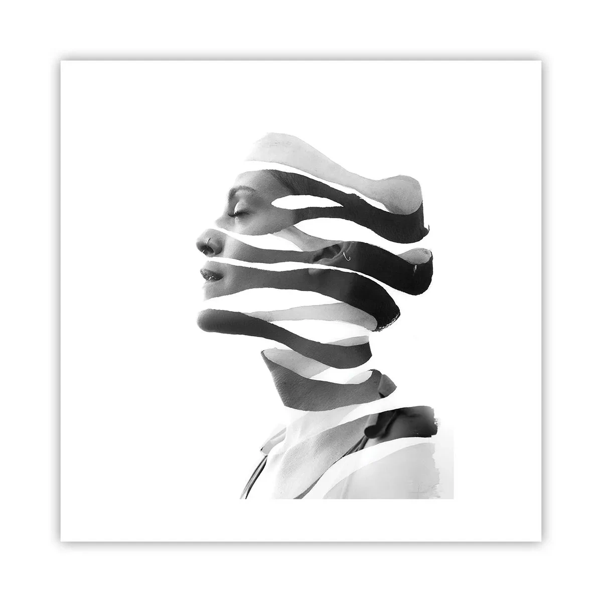 Plakat - Et surrealistisk portræt - 40x40 cm