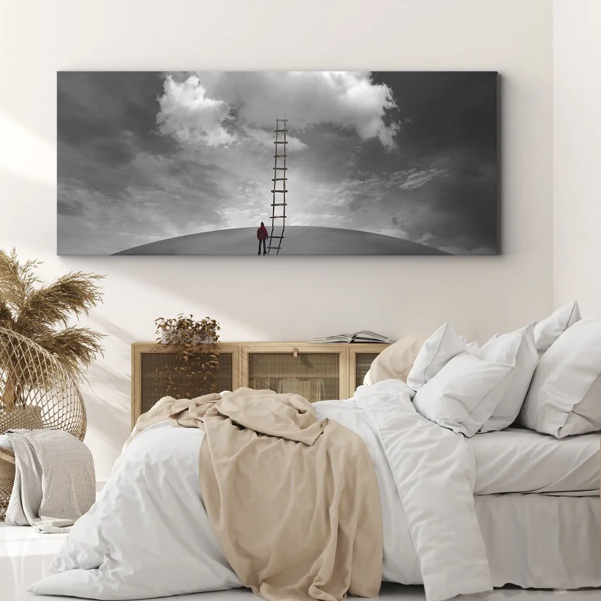 Lærredstryk - Billede på lærred - Alt er muligt - 90x30 cm