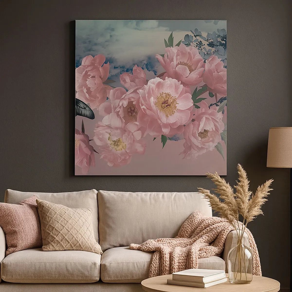 Lærredstryk - Billede på lærred - Højdepunktet af romantikken - 30x30 cm