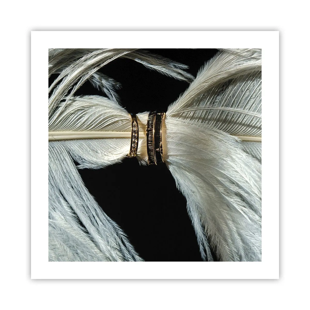 Plakat - ...og jeg vil ikke forlade dig... - 50x50 cm