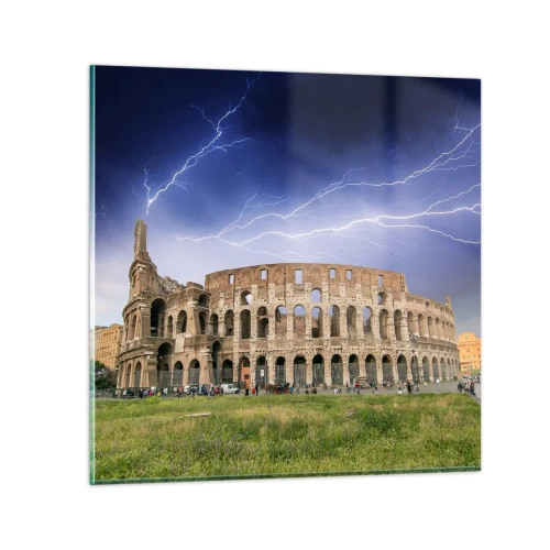 Billede på glas - Kamparena - 70x70 cm