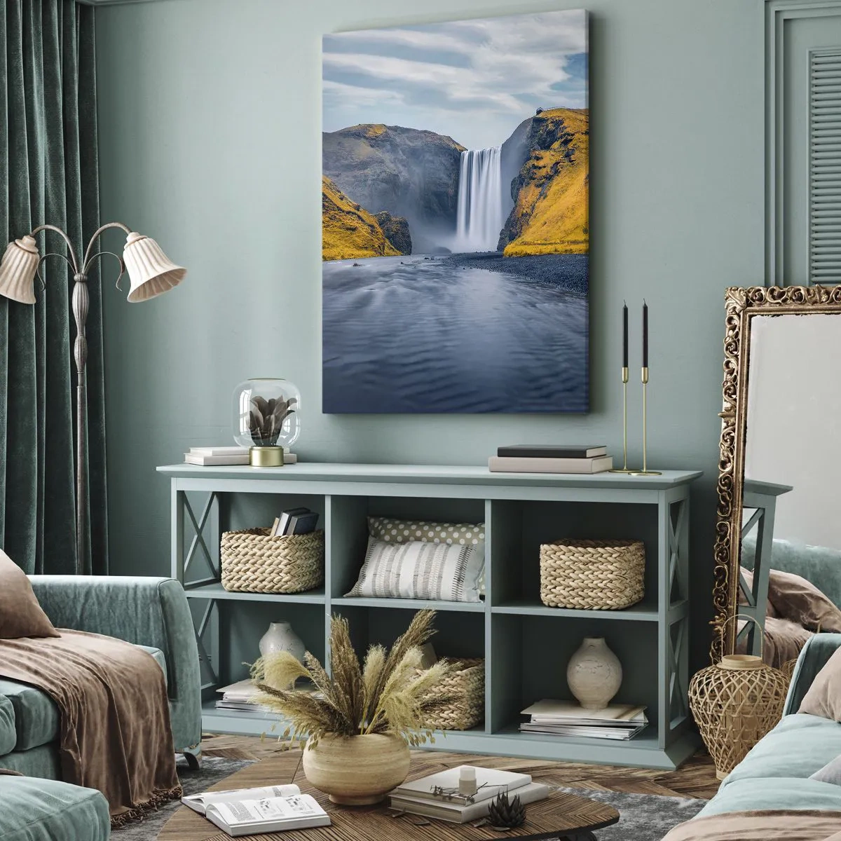 Lærredstryk - Billede på lærred - Evig varighed, evig bevægelse - 50x70 cm