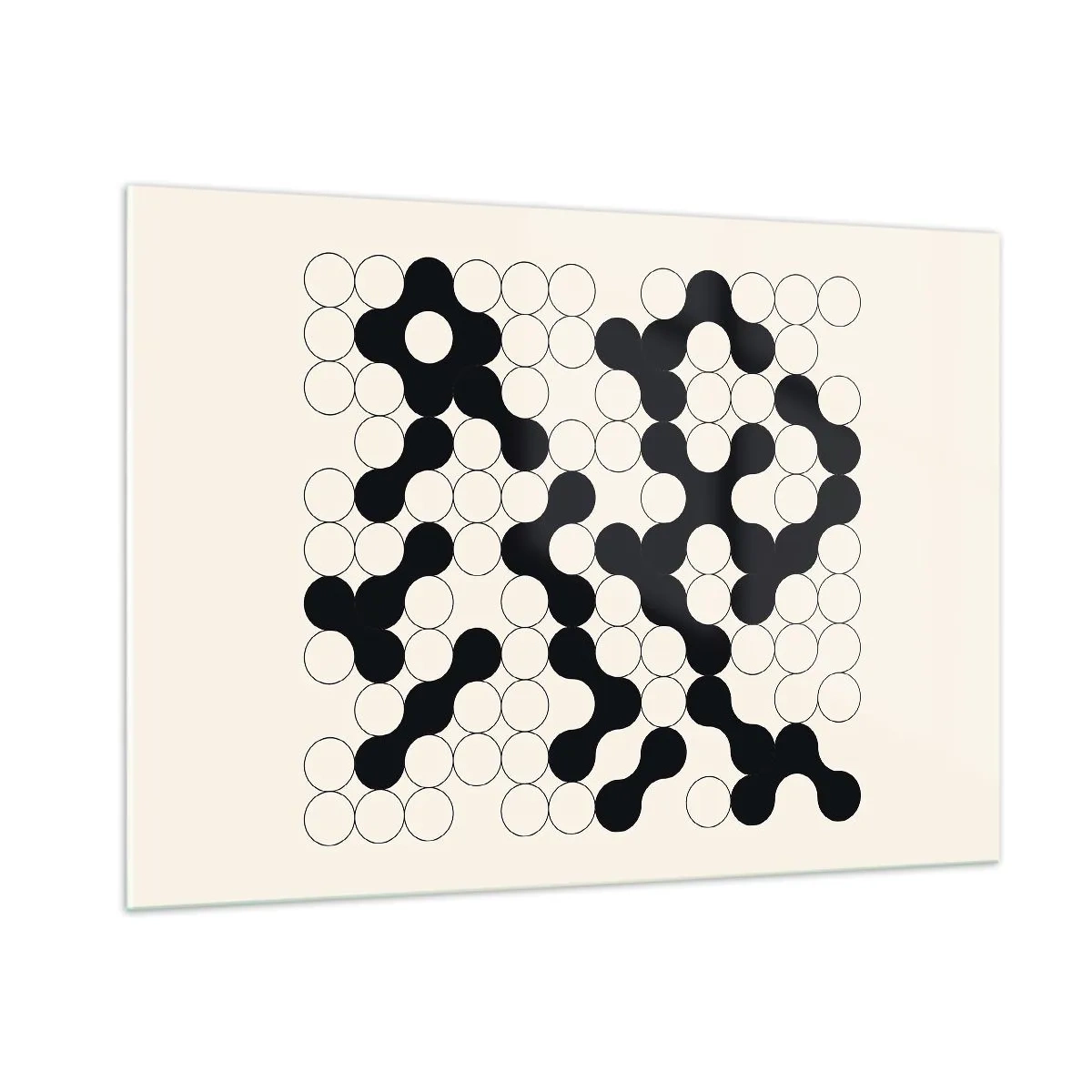 Billede på glas - Kinesisk spil - variation - 100x70 cm