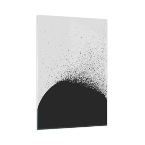 Billede på glas - Partikelbevægelse - 80x120 cm