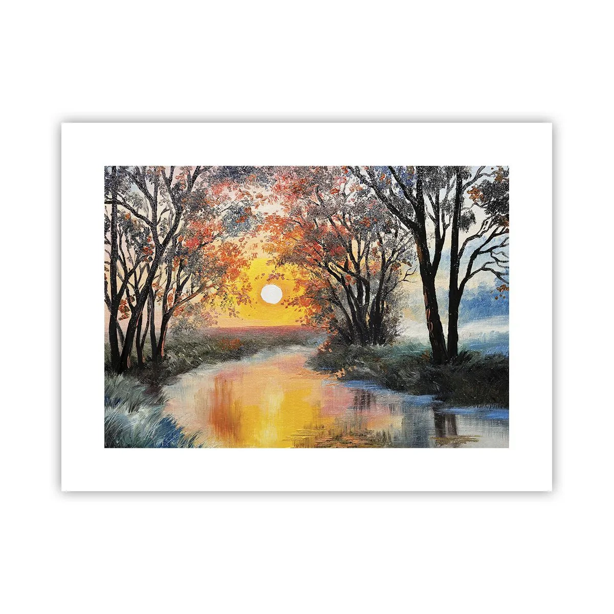 Plakat - Efterårs atmosfære - 40x30 cm