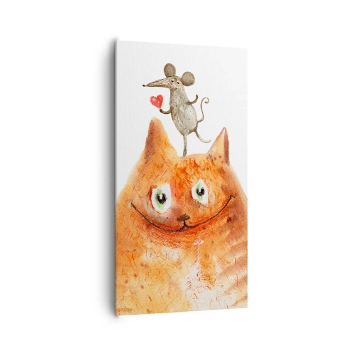 Lærredstryk - Billede på lærred - Kærlighedens paradokser - 65x120 cm