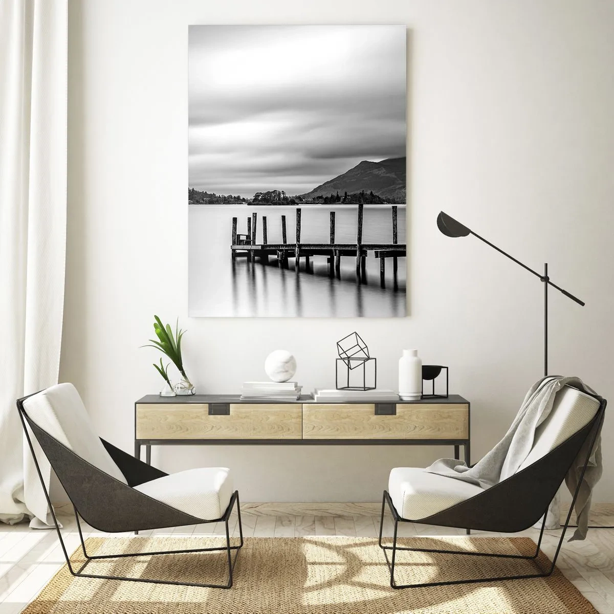Billede på glas - Mildhed og styrke - 80x120 cm