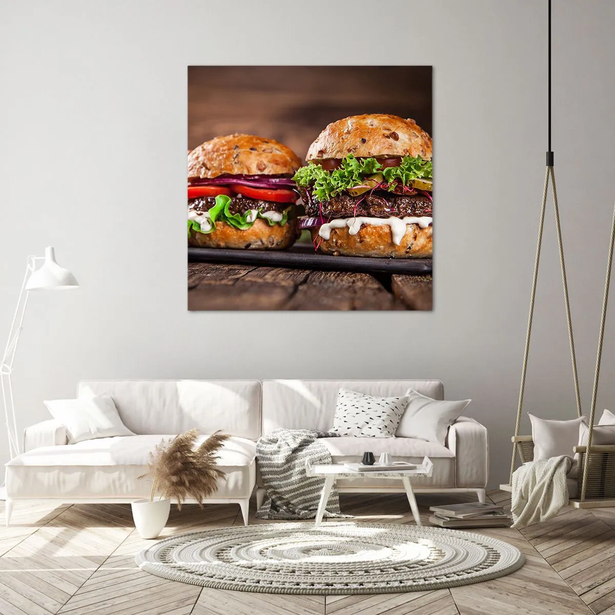 Lærredstryk - Billede på lærred - American dream - 40x40 cm