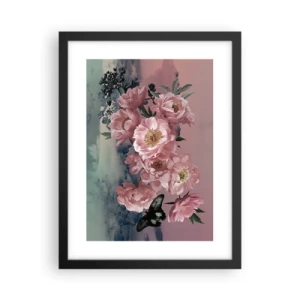 Plakat i sort ramme - Højdepunktet af romantikken - 30x40 cm