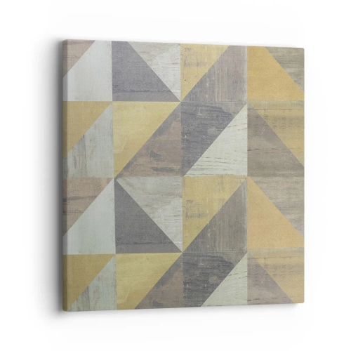 Lærredstryk - Billede på lærred - Ved trekantens vinkel - 40x40 cm