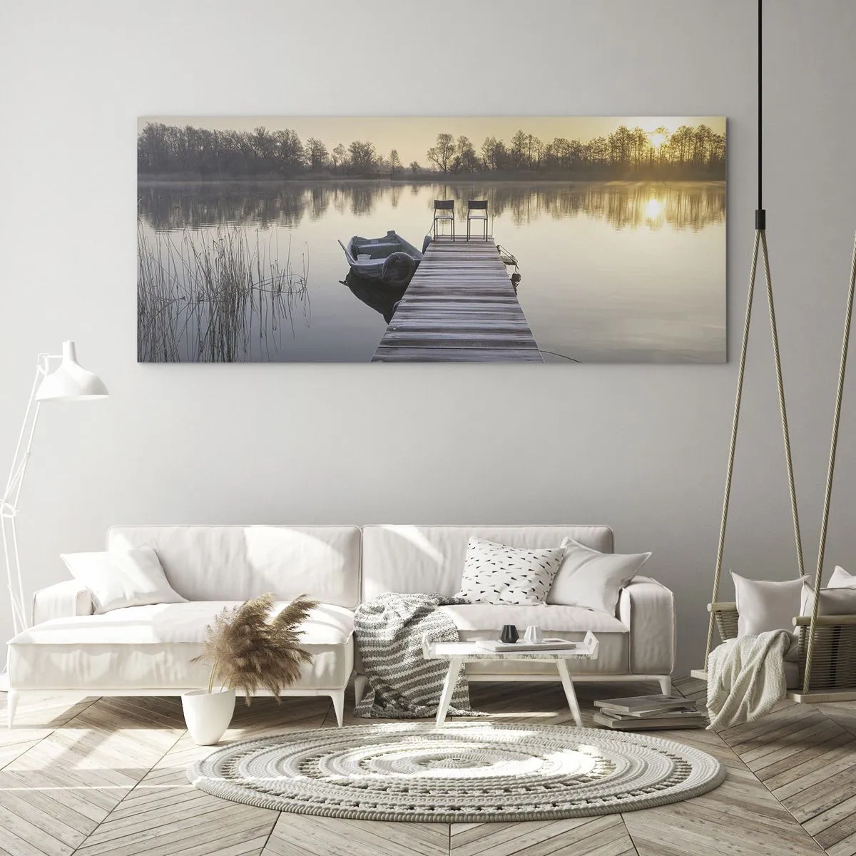 Billede på glas - Jeg kommer tilbage om et stykke tid - 120x50 cm