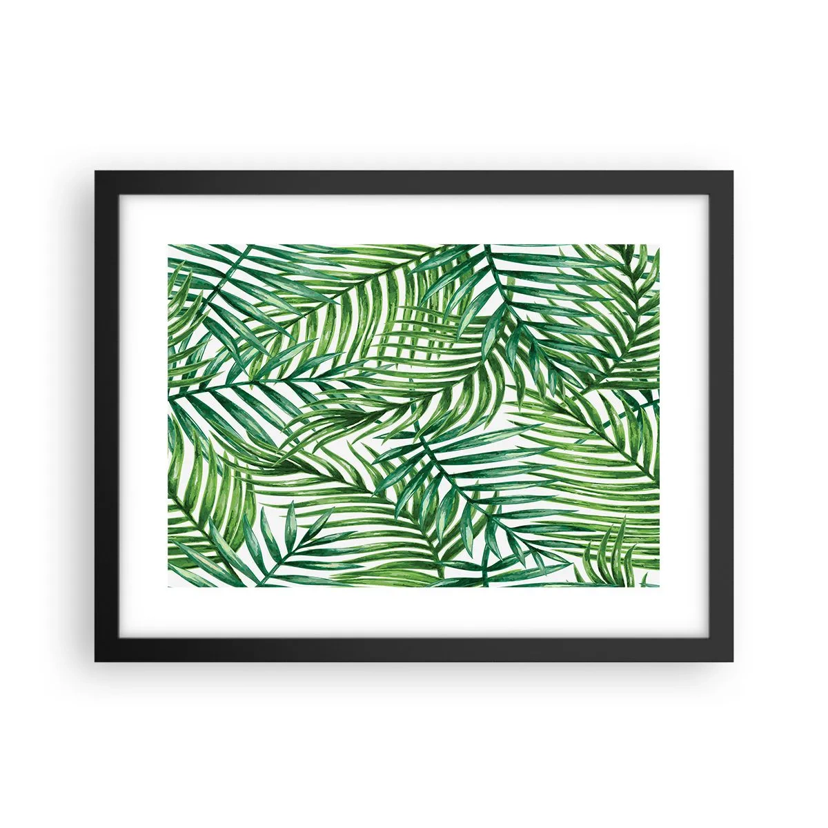 Plakat i sort ramme - Under det grønne baldakin - 40x30 cm
