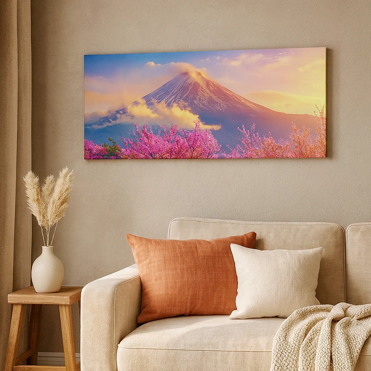 Lærredstryk - Billede på lærred - I drømmen, i tågen - 30x30 cm