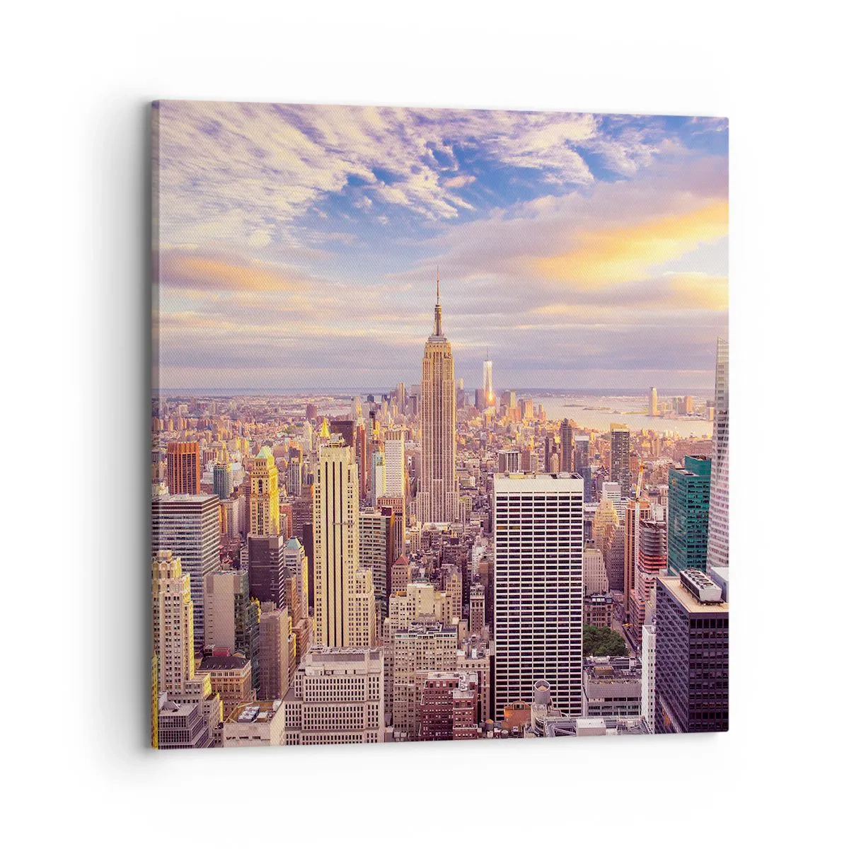 Lærredstryk - Billede på lærred - Ræk ud efter skyerne selv - 70x70 cm