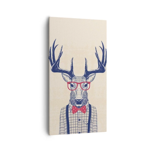 Lærredstryk - Billede på lærred - Et underholdende ekstravaganza - 55x100 cm