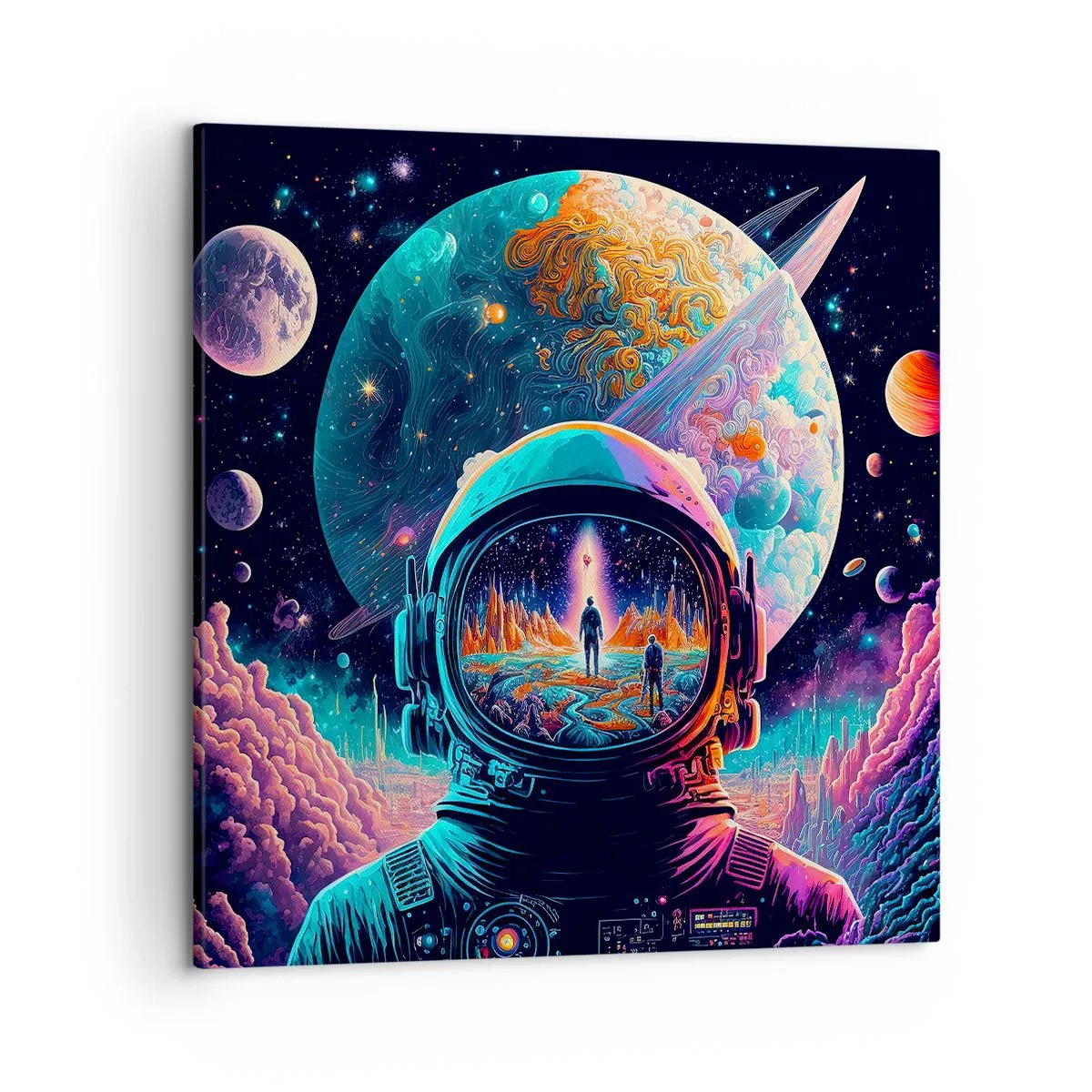 Lærredstryk - Billede på lærred - Filosoffer har aldrig drømt - 50x50 cm