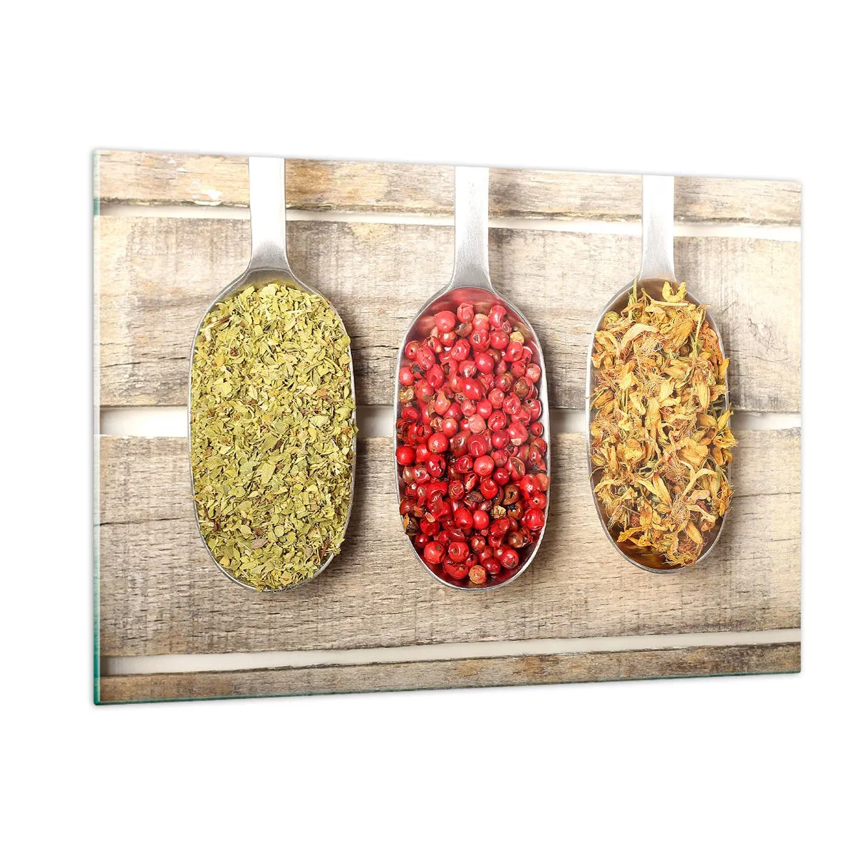 Billede på glas - Magi i køkkenet - 120x80 cm