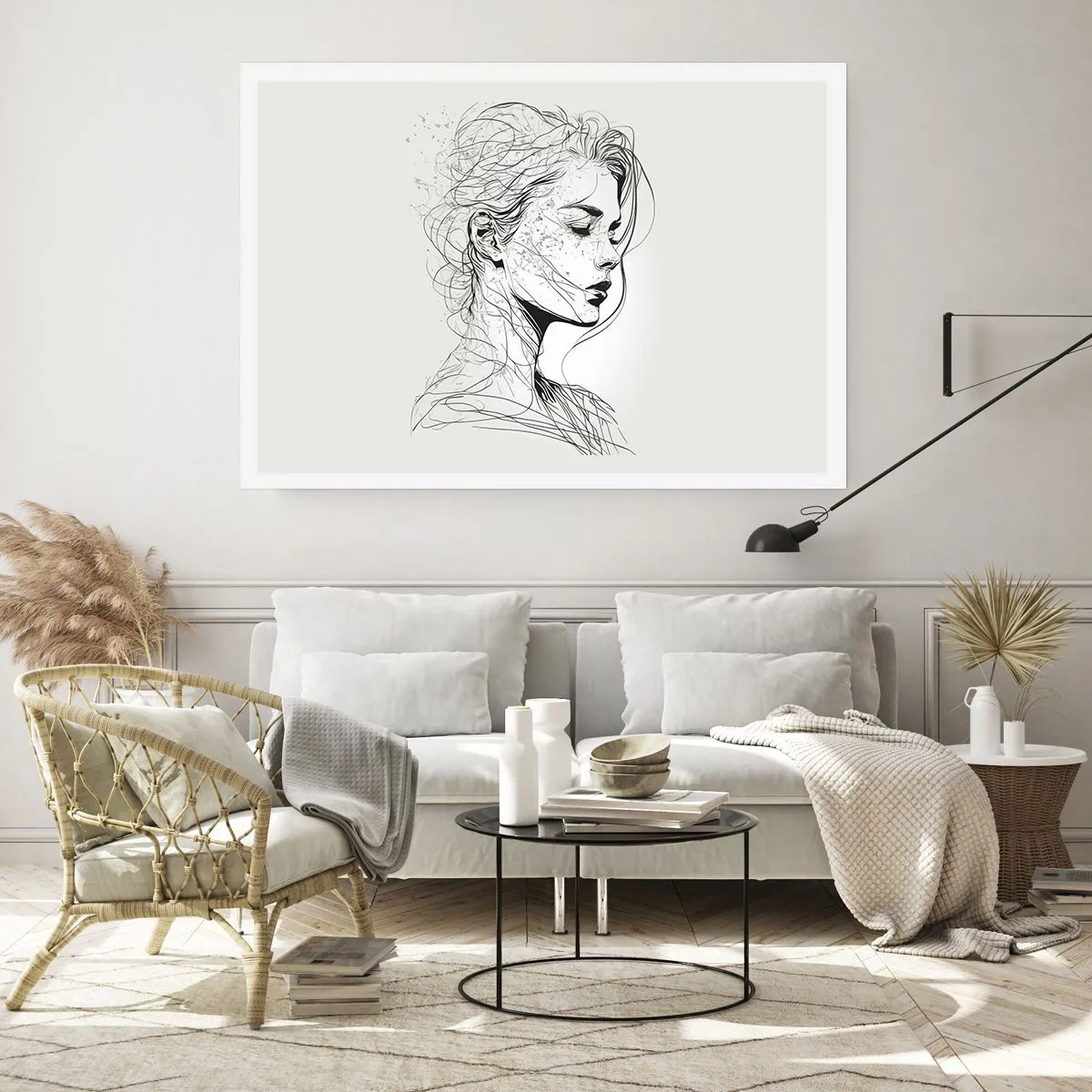 Plakat - Portræt i drømmeri - 50x40 cm