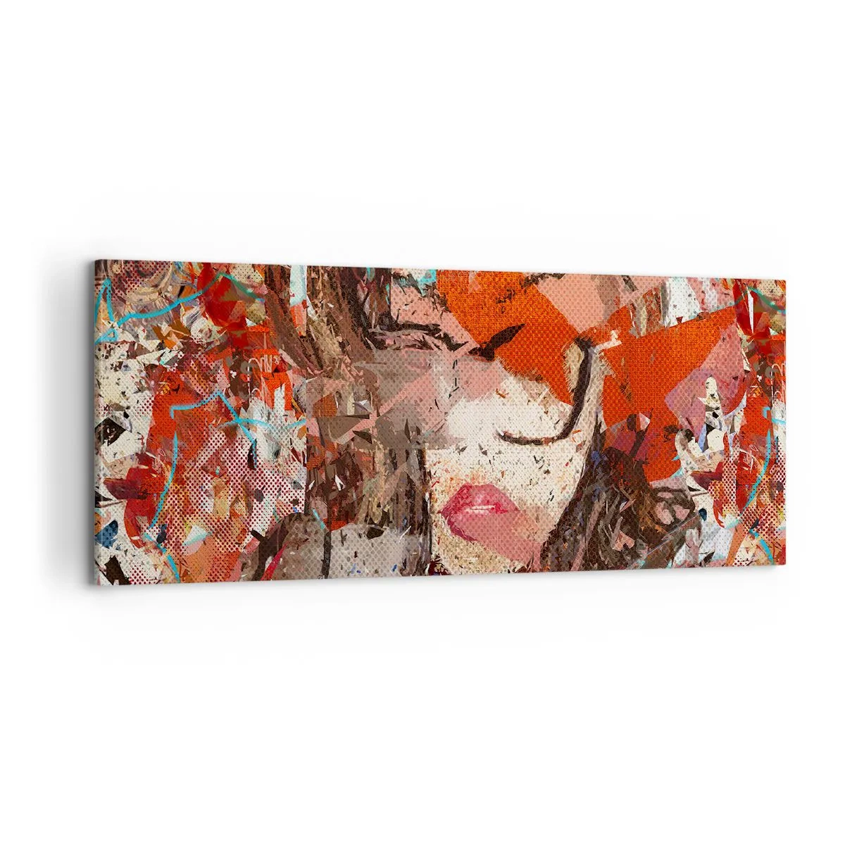 Lærredstryk - Billede på lærred - Ingen ved, hvordan du virkelig er - 100x40 cm