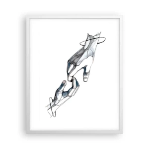 Plakat i hvid ramme - En god gestus - 40x50 cm