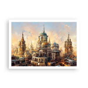 Plakat - En by af byer - 100x70 cm