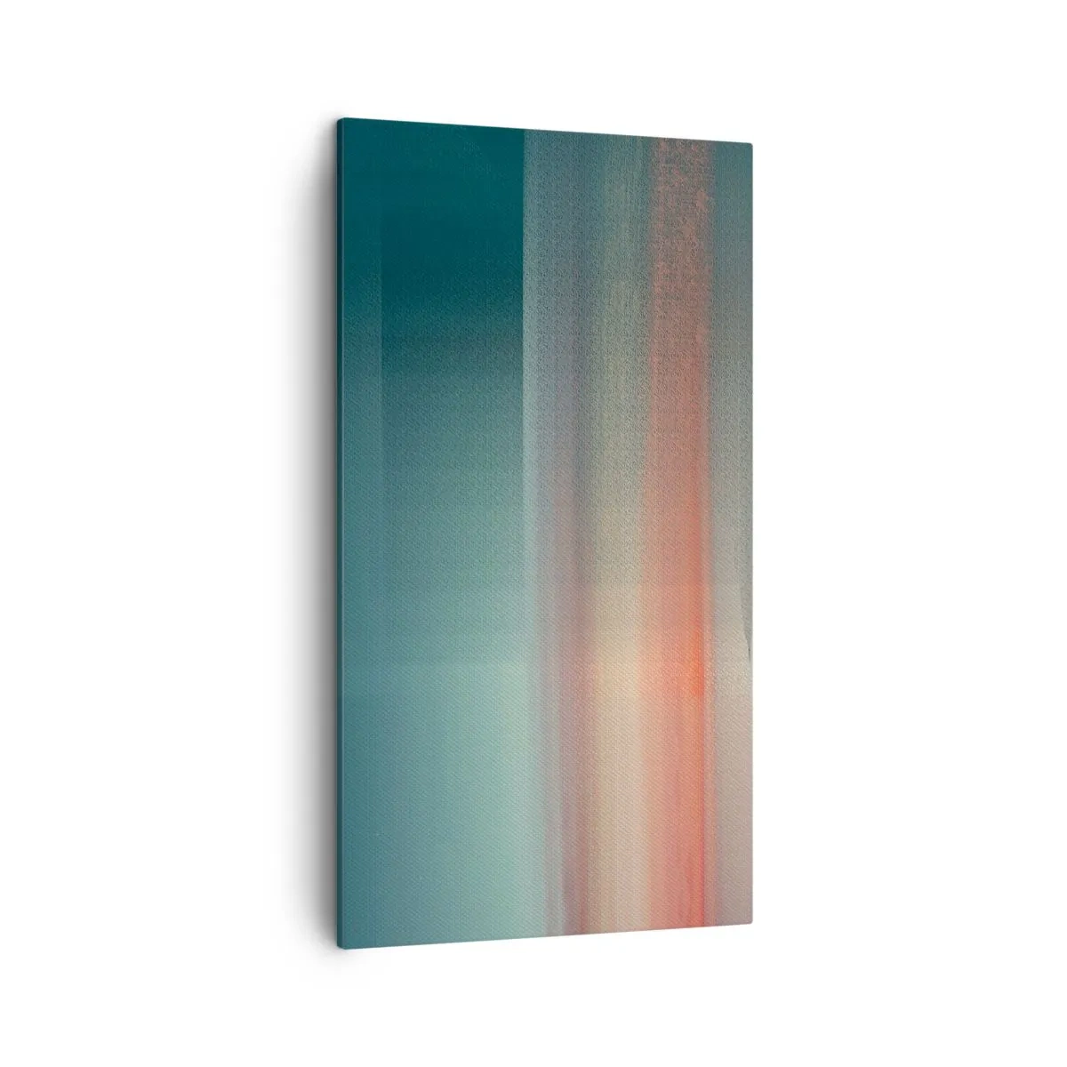 Lærredstryk - Billede på lærred - Abstraktion: bølger af lys - 45x80 cm