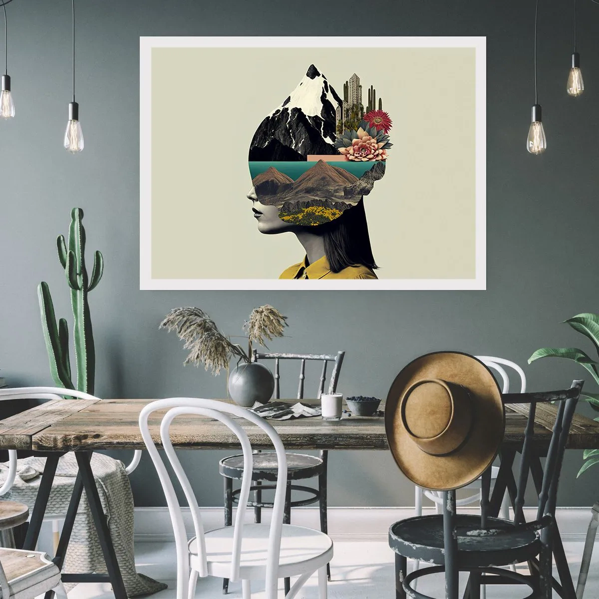 Plakat - Kvinden - altid et mysterium - 100x70 cm