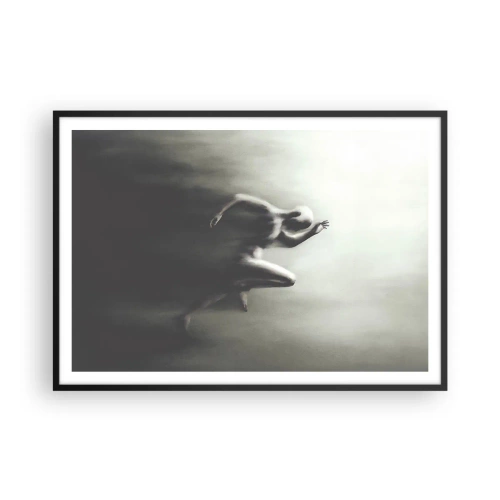 Plakat i sort ramme - Ustoppelig - 100x70 cm