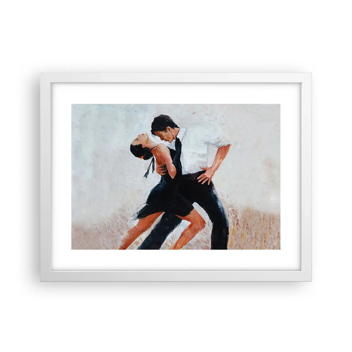 Plakat i hvid ramme - Mine drømmes tango - 40x30 cm