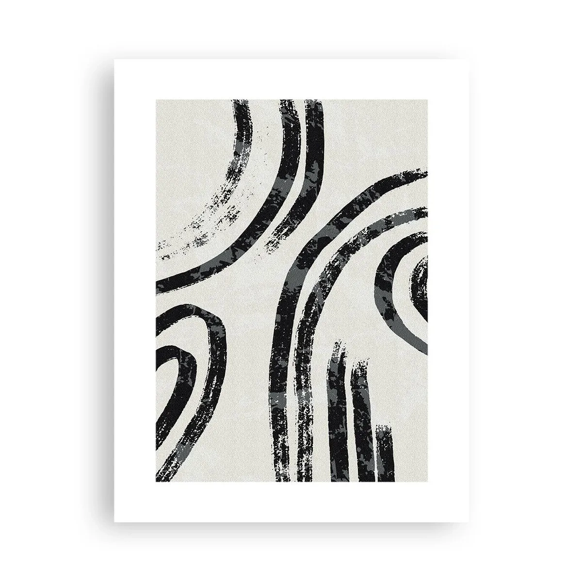 Plakat - Halvt stoppet - 30x40 cm