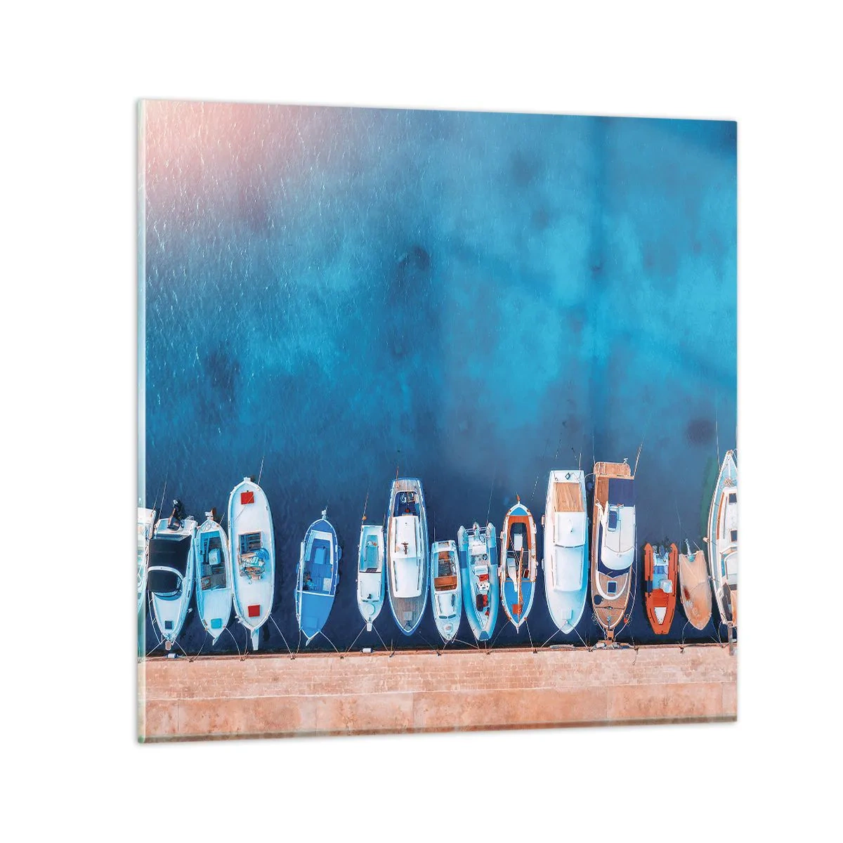 Billede på glas - I én række - 40x40 cm