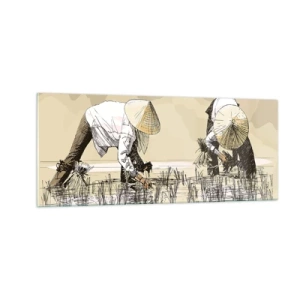 Billede på glas - God høst - 100x40 cm