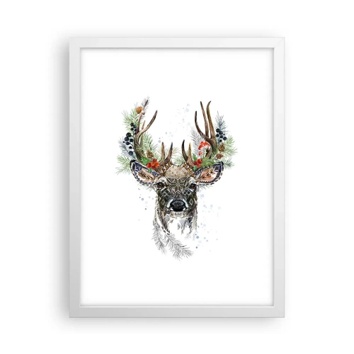 Plakat i hvid ramme - I festlig påklædning - 30x40 cm